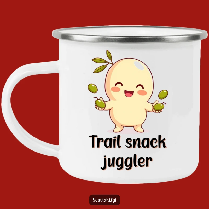 Funny Gyro Juggling Camping Mug - Outdoor Food Fun, Perfect Funny Gift!