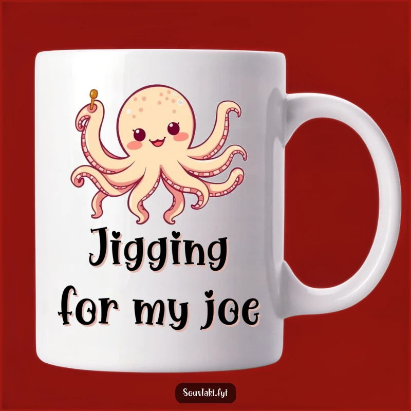 Funny Chubby Octopus Skewer Mug: A Hilarious Jiggling Character Gift