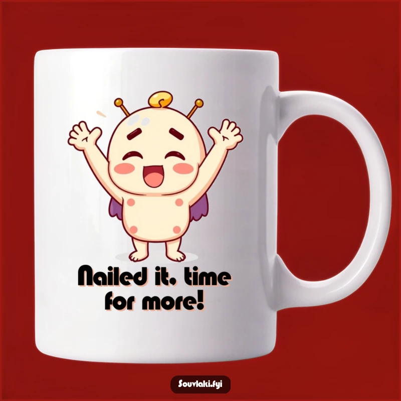 Funny Souvlaki Joyful Exclaim Mug - Hilarious Foodie Gift