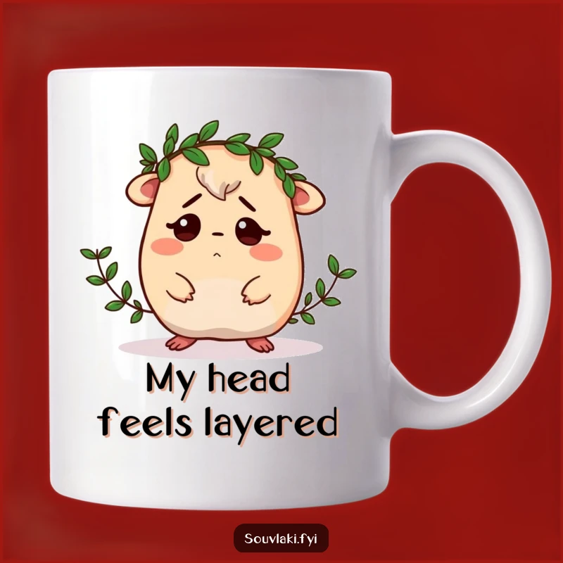 Funny Moussaka Laurel Wreath Mug: A Confused Greek Dish Gift!