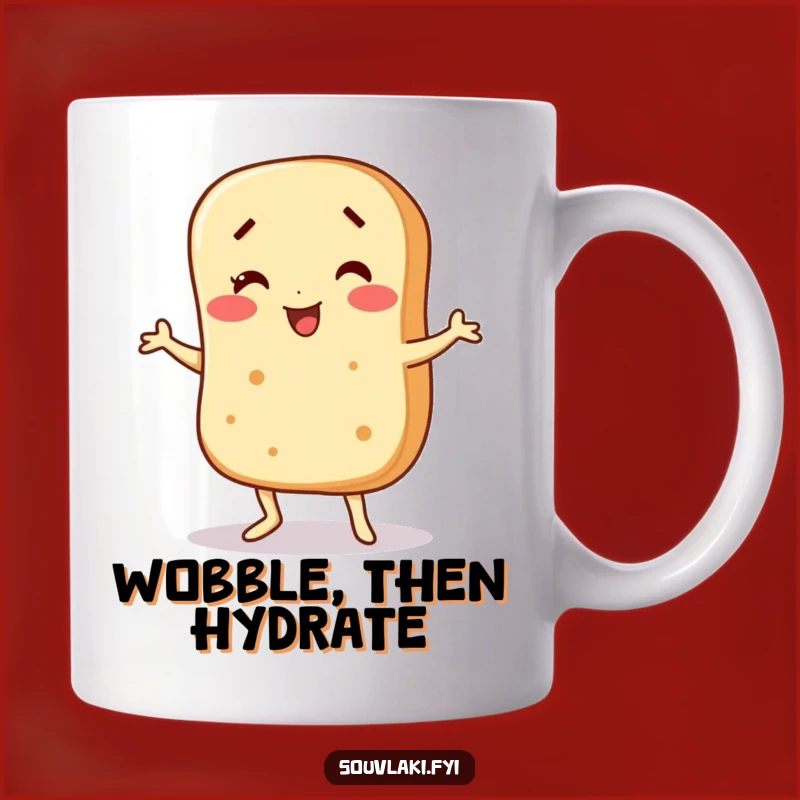 Funny Wobbling Pita Mug: Dance Your Way to a Happy Morning