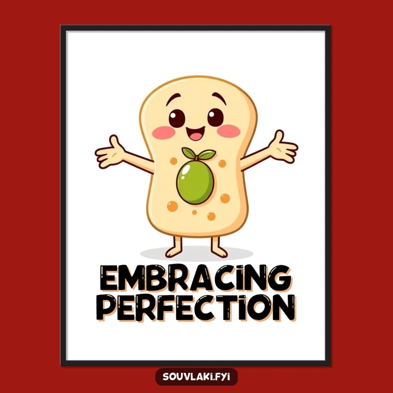 Funny Pita Bread Digital Art: Embrace Warmth in Your Space