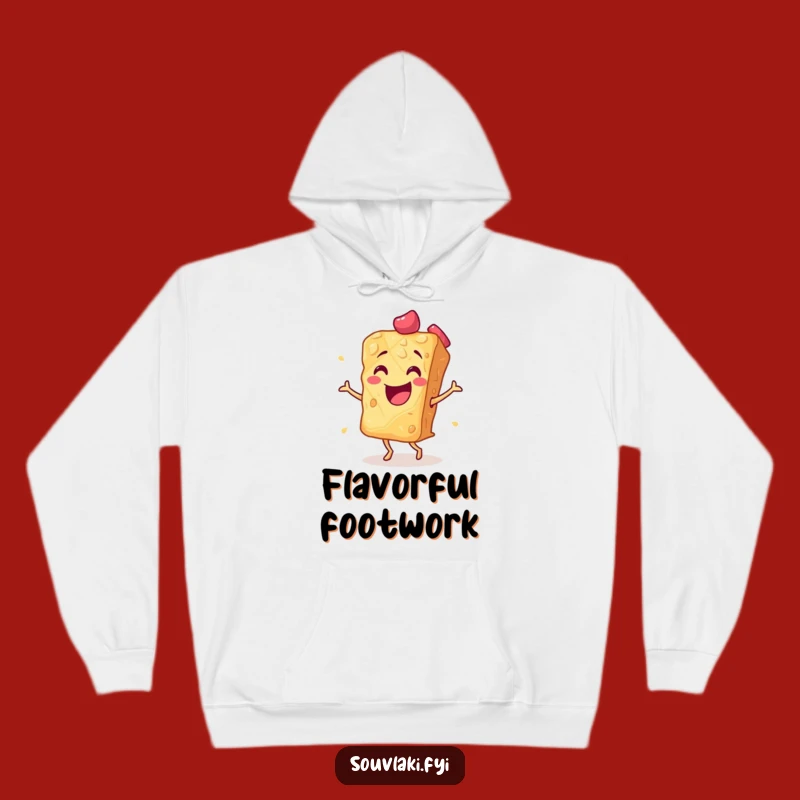 Cozy Funny Baklava Flamenco Hoodie - Warm Dessert Lover Gift