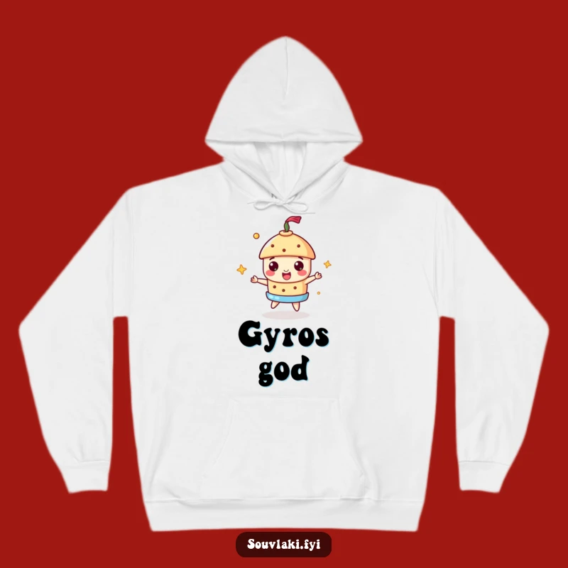 Cozy Funny Souvlaki Gyros Hoodie: Warmth for the Ultimate Foodie