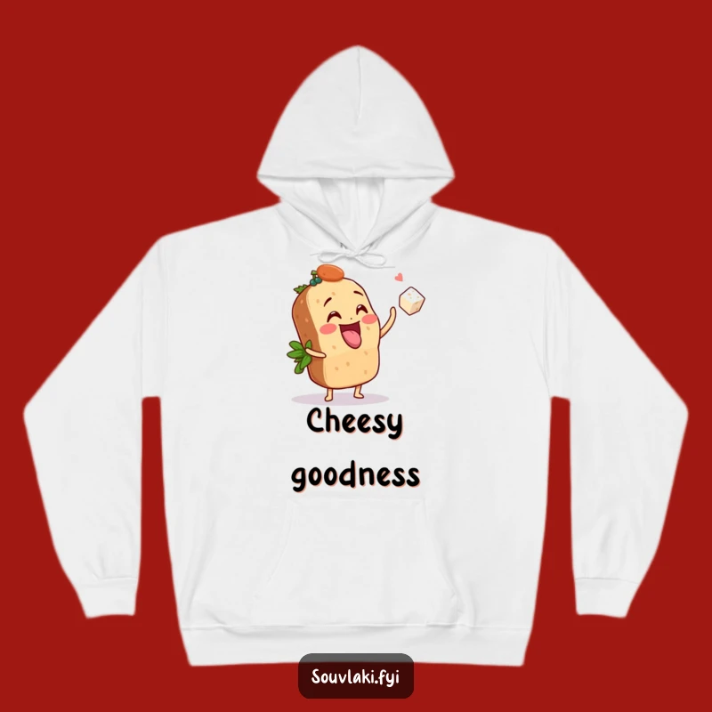 Funny Souvlaki Feta Toss Hoodie - Cozy Up with Playful Vibes