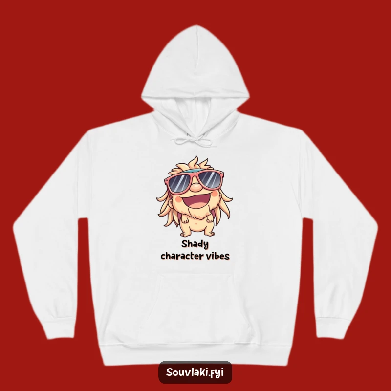 Funny Souvlaki Sunglasses Hoodie: Stay Cool and Cozy in Sunshine