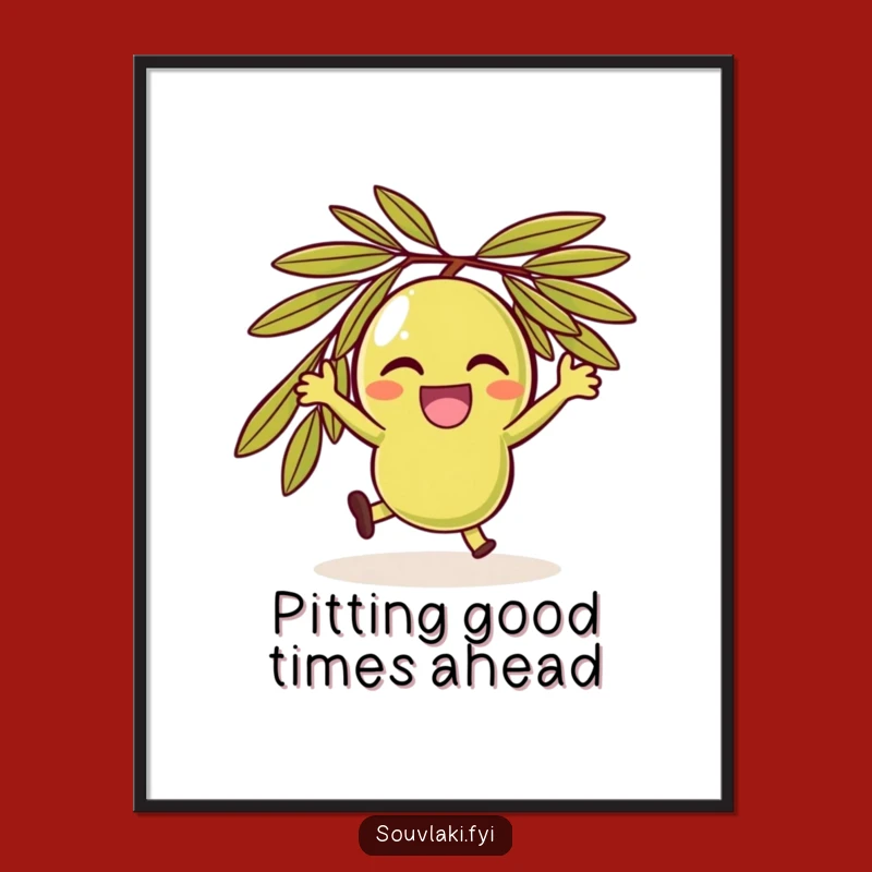 Free Printable Wall Art: Olive Joyful Spin Downloadable Decor