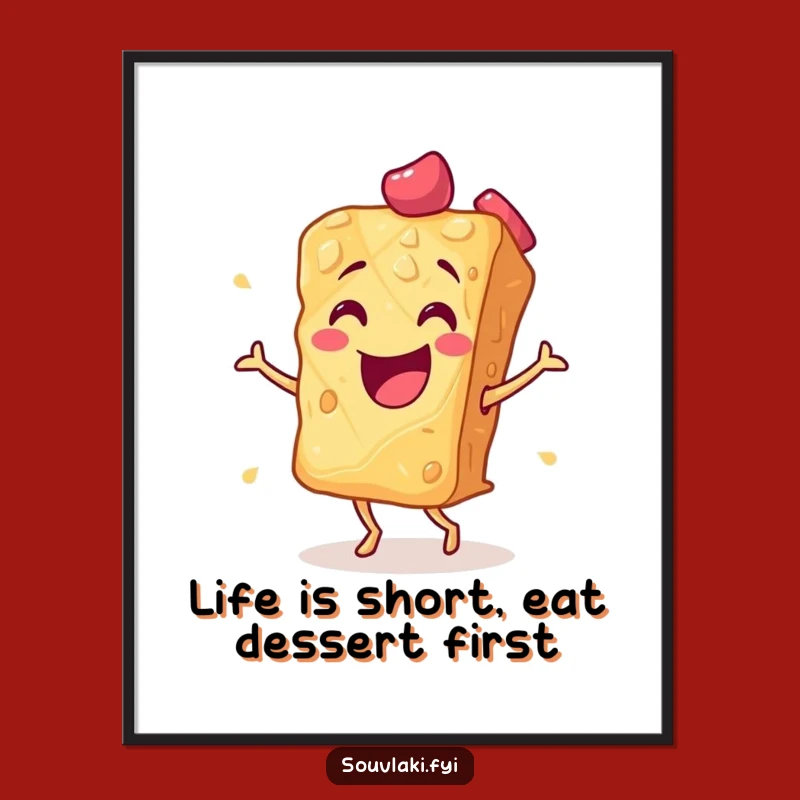 Flamenco Baklava Fun: Free Printable Wall Art Decor