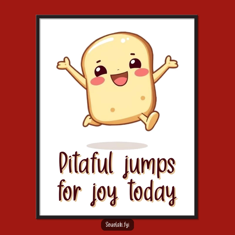 Pita Bread Art: Free Printable Downloadable Decor for Joyful Vibes