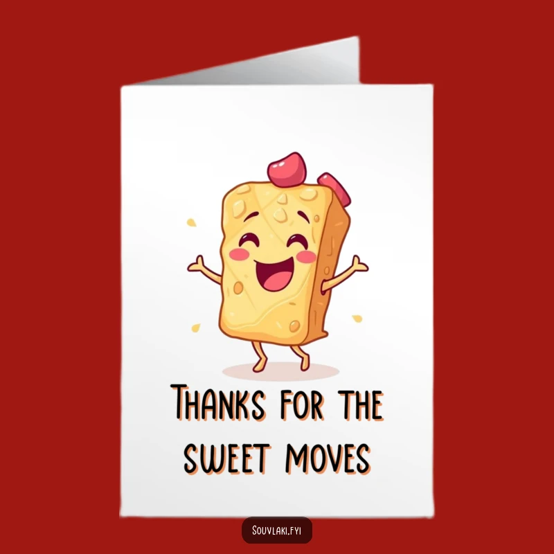 A Delicious Thank You: Free Printable Baklava Flamenco Card