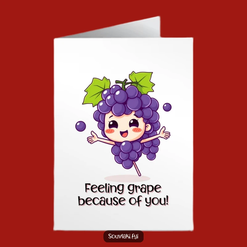 Grape Bunch Thank You: Free Printable for a Grateful Juggle