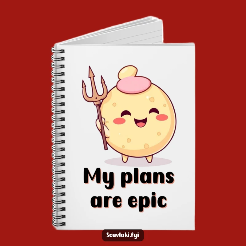 Funny Donut God Notebook - Triumphant Diary for Ideas