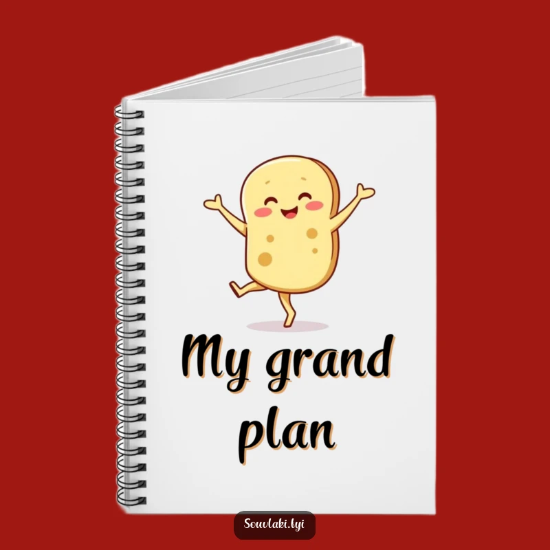 Funny Pita Pirouette Notebook - Journal Your Wobbly Bread Ideas