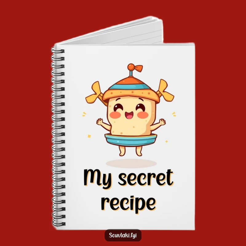 Funny Souvlaki Gyros Notebook - Capture Your Culinary Ideas