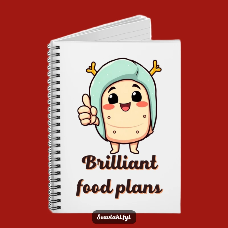 Funny Souvlaki Thumbs Up Notebook: Delighted Character Journal - Humorous Gift