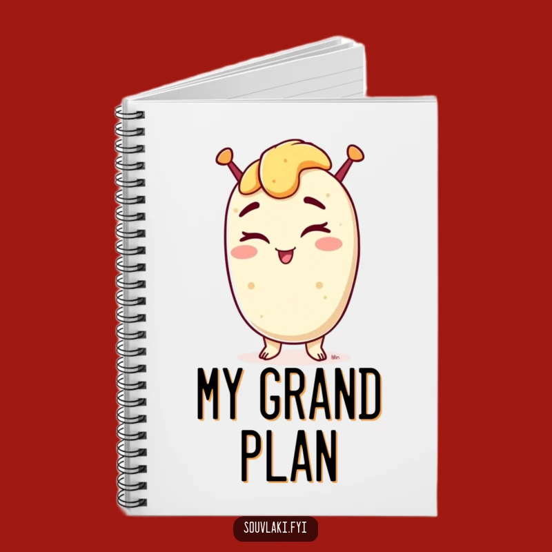 Funny Winking Souvlaki Notebook: Jot Down Ideas with Greek Flair