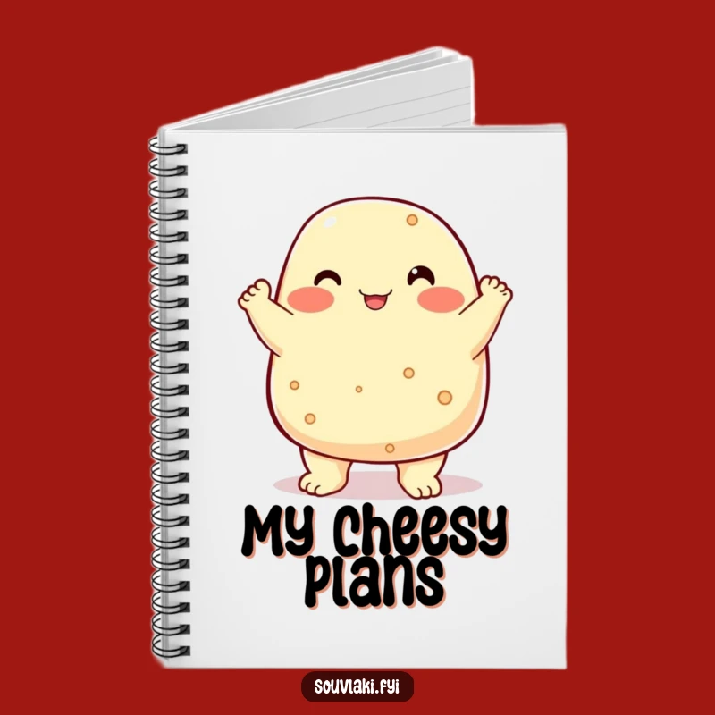 Funny Feta Cheese Notebook: Jot Ideas with Proud Character