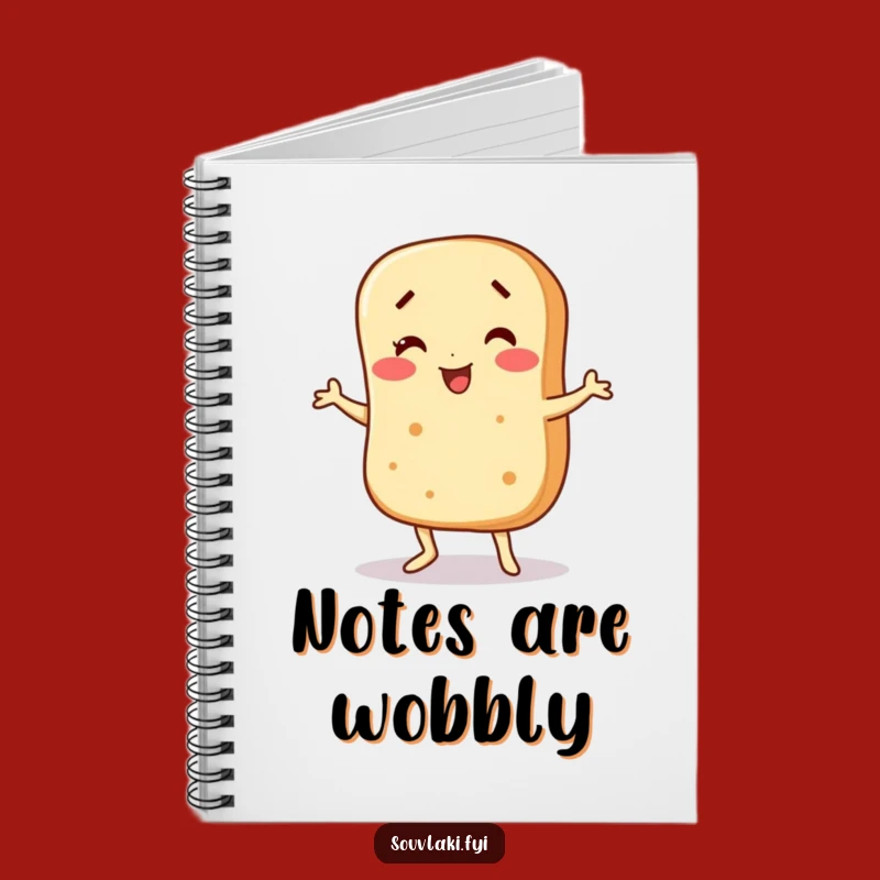 Funny Wobbling Pita Notebook: Jot Down Moves with Dance-Inspired Humor