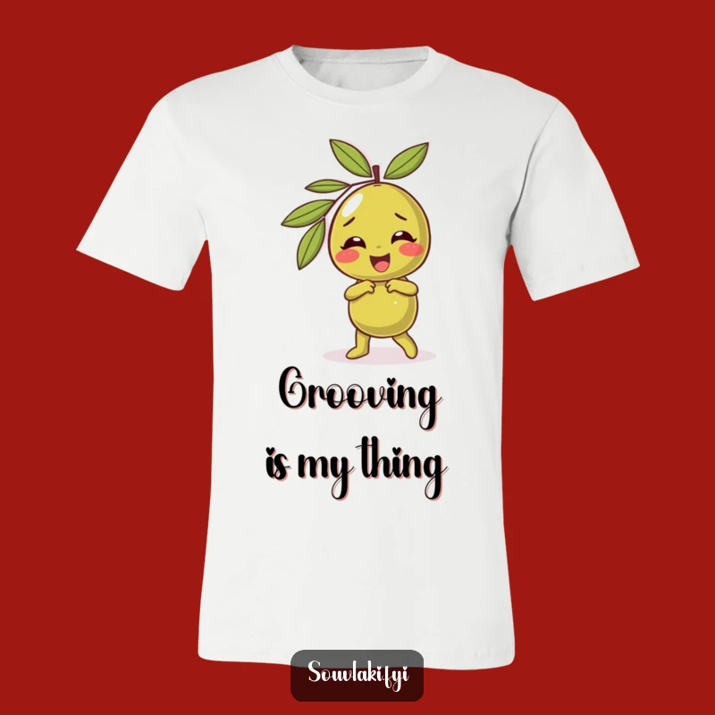 Funny Olive T-Shirt: Giggling Character Silly Dance, Hilarious Gift!