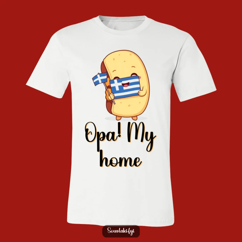 Funny Souvlaki T-Shirt - Wear Your Greek Pride with Humor