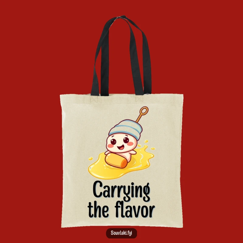 Funny Souvlaki Skewer Tote Bag - Carry Your Laughs in Style