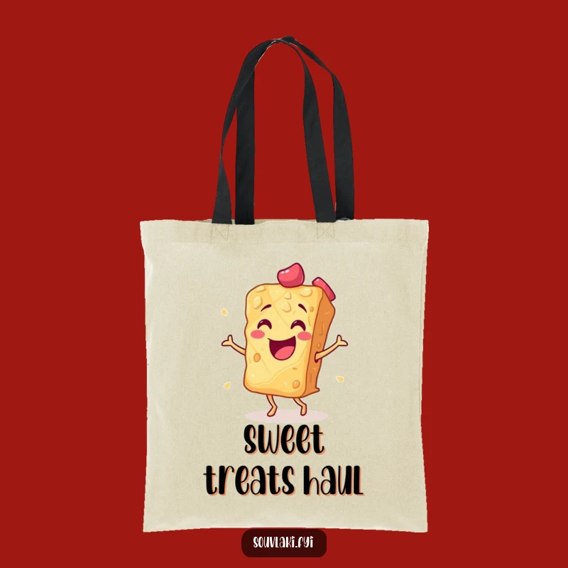 Funny Baklava Flamenco Tote Bag - Sweet Style Carryall Gift