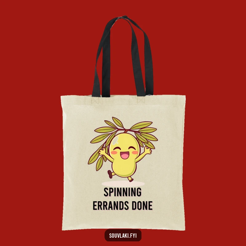 Funny Olive Spin Tote Bag: Carry Your Joy, Olive Style