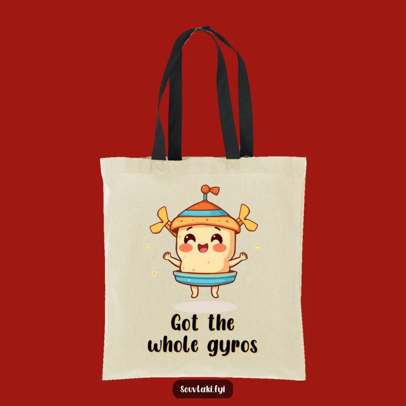 Funny Souvlaki Gyros Tote Bag - Carry Your Culinary Creations